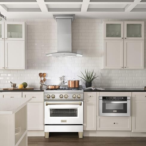 ZLINE Autograph Edition 30" 4.0 cu. ft. Dual Fuel Range with Gas Stove and Electric Oven in Stainless Steel with White Matte Door and Gold Accents (RAZ-WM-30-G) in Saudi Arabia