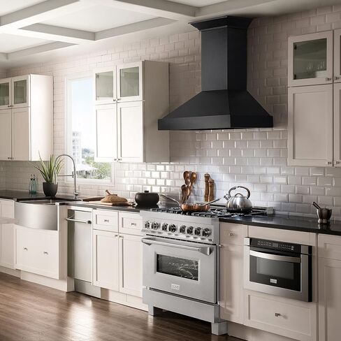 ZLINE 36" 4.6 cu. ft. Dual Fuel Range with Gas Stove and Electric Oven in DuraSnow with Color Options (RAS-SN-36) (DuraSnow Stainless Steel) in Saudi Arabia