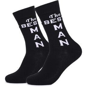 Groom Socks Groomsmen Dress Socks Best Man Cotton Socks Wedding Proposal Funny Socks Groom Groomsmen Gifts For Men Him in Kuwait