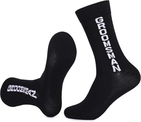 Groom Socks Groomsmen Dress Socks Best Man Cotton Socks Wedding Proposal Funny Socks Groom Groomsmen Gifts For Men Him in Kuwait