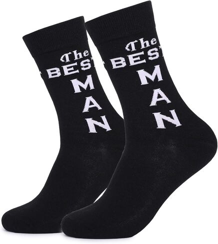 Groom Socks Groomsmen Dress Socks Best Man Cotton Socks Wedding Proposal Funny Socks Groom Groomsmen Gifts For Men Him in Saudi Arabia