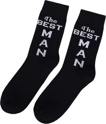 Groom Socks Groomsmen Dress Socks Best Man Cotton Socks Wedding Proposal Funny Socks Groom Groomsmen Gifts For Men Him in Saudi Arabia