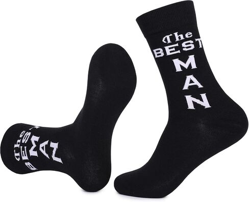 Groom Socks Groomsmen Dress Socks Best Man Cotton Socks Wedding Proposal Funny Socks Groom Groomsmen Gifts For Men Him in Saudi Arabia