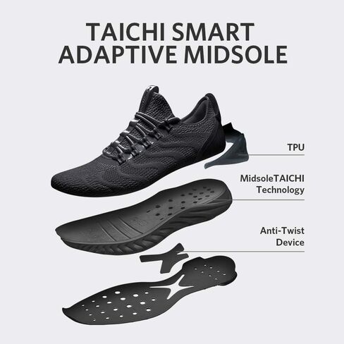 حذاء الجري المريح للرجال من PEAK Taichi King Adaptive Smart توسيد أحذية رياضية داعمة للتدريب للمشي والتنس واللياقة البدنية وصالة الألعاب الرياضية in Saudi Arabia