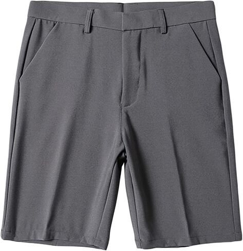 Men Classic Fit Stretch Golf Short Lightweight Summer Chino Shorts Solid Casual Pleat Front Short with Pocket in Saudi Arabia