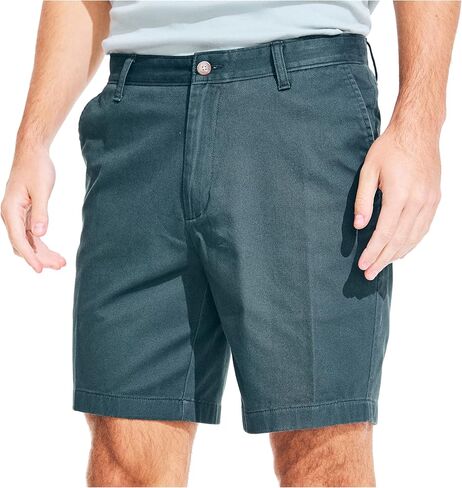 Nautica Men's 8.5" Deck Short, Oyster Brown, 32W in Saudi Arabia