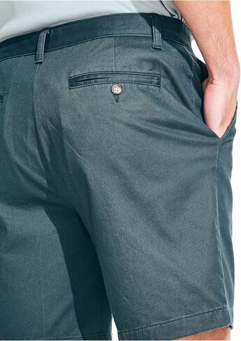 Nautica Men's 8.5" Deck Short, Oyster Brown, 32W in Saudi Arabia