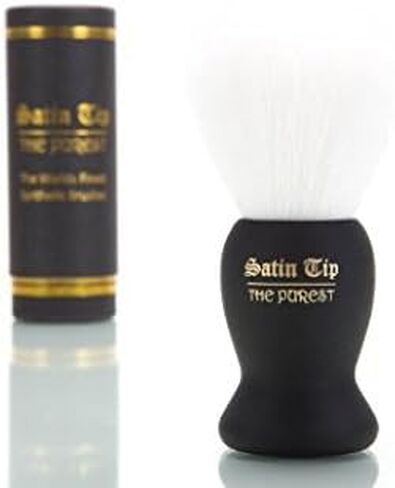 Satin Tip – The Purest, Shave Brush (Synthetic, White, Soft Touch, Case) in Saudi Arabia