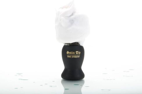 Satin Tip – The Purest, Shave Brush (Synthetic, White, Soft Touch, Case) in Saudi Arabia