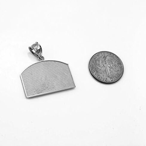 LA BLINGZ 14K White Gold Last Supper Pendant in Saudi Arabia