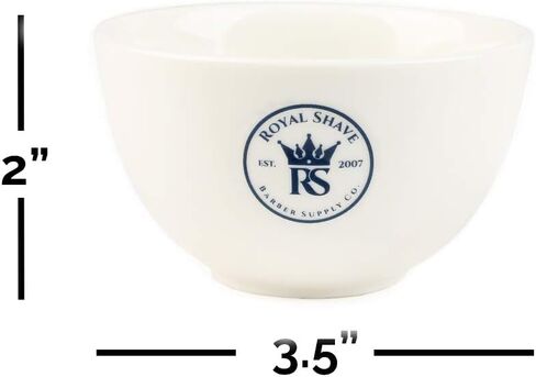 RoyalShave Ceramic Shaving Bowl - Mug for Shave Soaps! (White) in Saudi Arabia