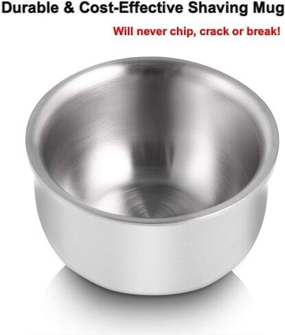 Cumberbatch Stainless Steel Shaving Bowl For Men, Men's Shaving Soap Bowl in Saudi Arabia