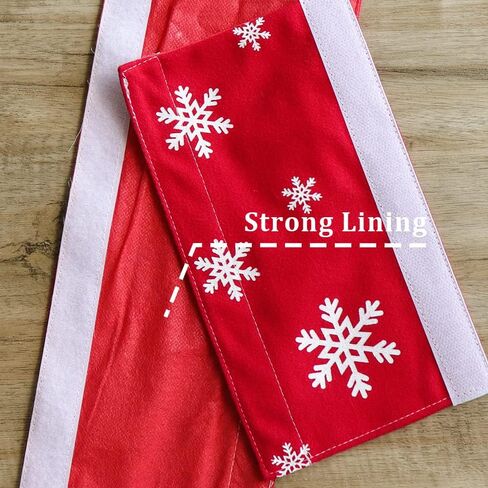 غطاء مقبض باب ثلاجة LimBridge Christmas، تصميم مع ندفات الثلج، لثلاجة المطبخ والميكروويف وزخارف مقبض غسالة الأطباق، مقاسين، أحمر، 8 قطع in Saudi Arabia