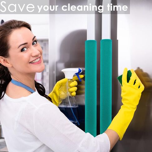 6Pcs Refrigerator Door Handle Cover Washable Kitchen Appliance Decor Handles Fridge Oven Microwave Dishwasher Antiskid Protector, Keep Off Fingerprints Food Stains (Black) in Kuwait