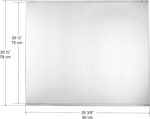Ancona - Stainless Steel Backsplash – 36-Inch Kitchen Backsplash in Kuwait
