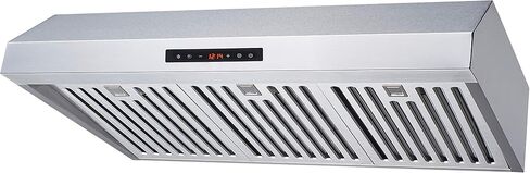 Winflo 30 In. Convertible Stainless Steel Under Cabinet Range Hood with Baffle Filters and Touch Sensor Control in Kuwait