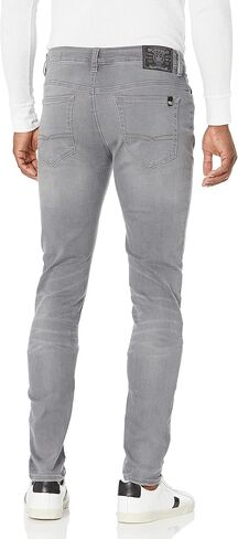 Buffalo David Bitton Men's Skinny MAX Jeans, Grey, 34W x 32L in Saudi Arabia