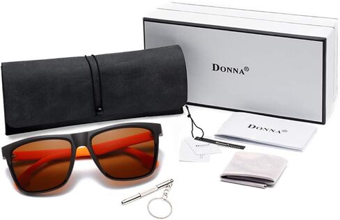 DONNA Polarized Sunglasses men's box anti ultraviolet fashion leisure travel glasses in Saudi Arabia