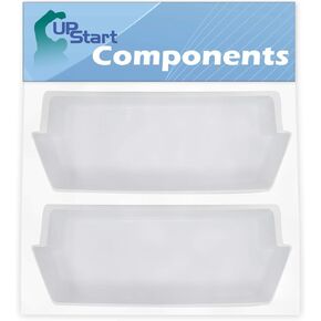 2-Pack 2187172 Refrigerator Door Bin Replacement for Whirlpool ED5VHEXVQ06 Refrigerator - Compatible with WP2187172 Deep Shelf - UpStart Components Brand in Kuwait
