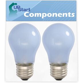 2-Pack 241555401 Refrigerator Light Bulb Replacement for Frigidaire BFHS2611LM0 Refrigerator - Compatible with Frigidaire 241555401 Light Bulb in Kuwait
