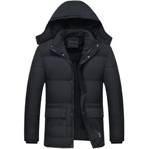 Winter Thicken Hooded Windproof Overcoat Warm Loose Down Casual Padded Jacket in Saudi Arabia