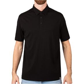 MERIWOOL Men’s Short Sleeve Polo Shirt Lightweight Merino Wool Base Layer in Kuwait