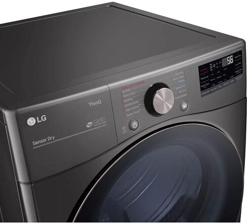 LG DLGX4201B / DLGX4201B / DLGX4201B 7.4 Cu. Ft. Black Steel Smart Front Load Gas Dryer with TurboSteam in Saudi Arabia