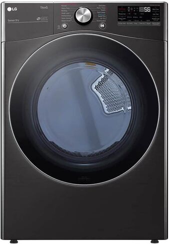 LG DLGX4201B / DLGX4201B / DLGX4201B 7.4 Cu. Ft. Black Steel Smart Front Load Gas Dryer with TurboSteam in Saudi Arabia