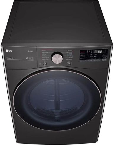 LG DLGX4201B / DLGX4201B / DLGX4201B 7.4 Cu. Ft. Black Steel Smart Front Load Gas Dryer with TurboSteam in Saudi Arabia