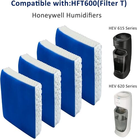 مرشحات فتيل مرطب بديلة HFT600، متوافقة مع HEV615، HEV620، HFT600T، HFT600PDQ، الجزء # HFT600 in Saudi Arabia