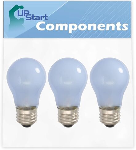 3-Pack 241555401 Refrigerator Light Bulb Replacement for Frigidaire FFHS2611LWF Refrigerator - Compatible with Frigidaire 241555401 Light Bulb in Kuwait