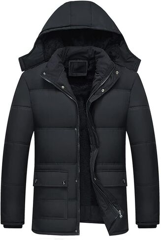 Winter Thicken Hooded Windproof Overcoat Warm Loose Down Casual Padded Jacket in Saudi Arabia