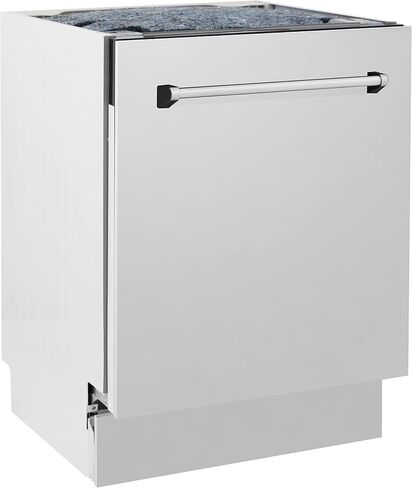 ZLINE 24" Tallac Series 3rd Rack Tall Tub Dishwasher in Stainless Steel, 51dBa (DWV-24) (304 Stainless Steel) in Saudi Arabia
