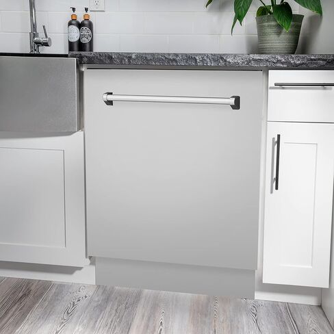 ZLINE 24" Tallac Series 3rd Rack Tall Tub Dishwasher in Stainless Steel, 51dBa (DWV-24) (304 Stainless Steel) in Saudi Arabia