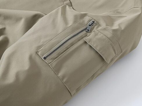 سترة بديلة معزولة لأسفل للرجال من BASUDAM سترة مضادة للماء بسحاب أمامي جاكيتات منتفخة شتوية متعددة الجيوب in Kuwait