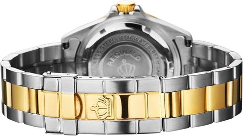 Mens Luxury Watches Rotatable Bezel Sapphire Glass Luminous Hand Quartz Silver Tone Stainless Steel Watch in Saudi Arabia