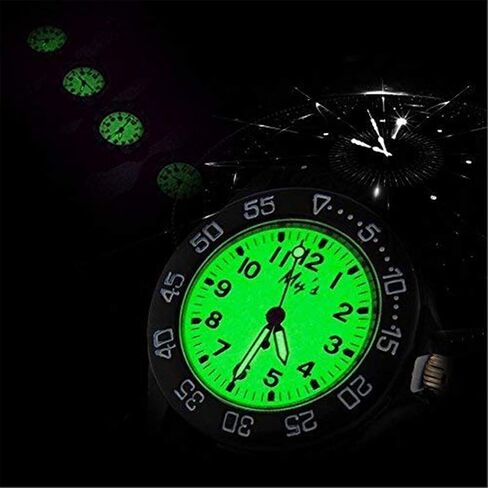 Sport Watch for Men Women Analog Quartz Watch Luminous Military Nylon Strap Hook Loop Wrist Watch Unisex for Teenagers/Students/Adult in Saudi Arabia