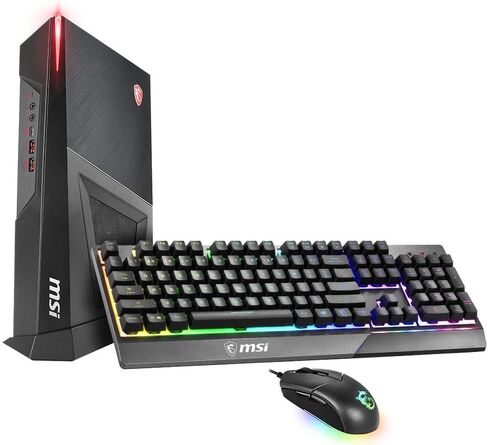 MSI MPG Trident 3 10SC-215US SFF Gaming Desktop, Intel Core i7-10700F, GeForce RTX 2060, 16GB Memory, 512GB SSD + 1TB HDD, WiFi 6, USB Type-C, Windows 10 Home, Black in Saudi Arabia