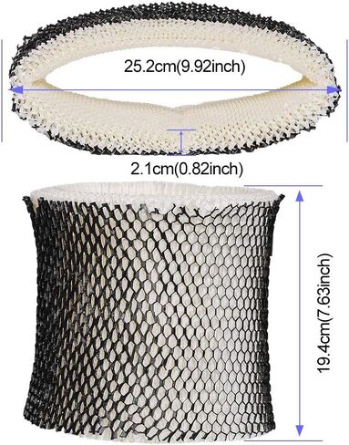 HIFROM Wick Filters HWF65 Replacement for Holmes Sunbeam Bionaire Humidifier HM1888, HM1889, HM2059, HM3000, HM3800, HM3850, HM4000 Filter C Replace HWF65CS (5pcs) in Kuwait
