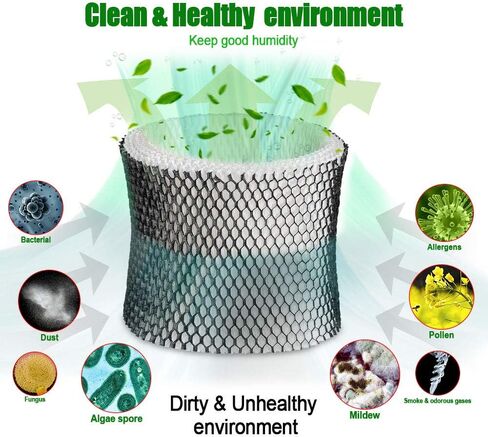 HIFROM Replacement HWF64 Humidifier Filter replacement for Holmes Sunbeam Bionaire Humidifier - Filter B, replacement for HM1645, HM1730, HM1745, HM1746, HM1750, HM1761, HM2220, HM2200 (2 Pcs) in Saudi Arabia
