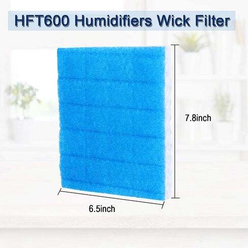 فلتر مرطب فتيل بديل من Poweka HFT600 متوافق مع مرطب هانيويل HEV615 وHEV620، استبدل فلتر HFT600 HFT600T HFT600PDQ T in Kuwait