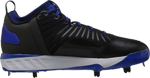 adidas Men's Freak X Carbon Mid Baseball Shoe, Black/White/Collegiate Royal, 11.5 Medium US in Saudi Arabia