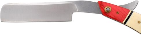 Old Ram Straight Razor | Straight Edge-Razor Red Wood & Bone Handle- Sharp | High Hardness Stainless Steel Cutthroat Straight Edge Blade | Barber Razor (217) in Kuwait