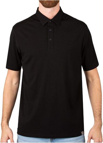 MERIWOOL Men’s Short Sleeve Polo Shirt Lightweight Merino Wool Base Layer in Kuwait