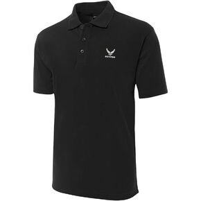 FANNOO Men's Polo Shirts US Air Force Retired Embroidery Short Sleeve Regular-Fit Advantage Performance Shirts in Kuwait