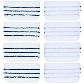 LISHINE 8 Pack Replacement Steam Mop Pad Compatible with Black+Decker Steam Mop FSM1610/1630/1300, SM1600, SM1610, SM1620, SM1630, SMH1621, HSMC1300FX, HSMC1321, HSMC1361SGP in Saudi Arabia