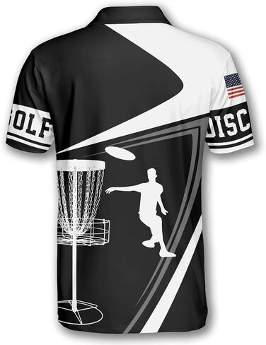 PRIMESTY Personalized Disc Golf Shirts for Men- Custom Disc Golf Jerseys for Teams- Disc Golf Shirts Men's Polo in Kuwait