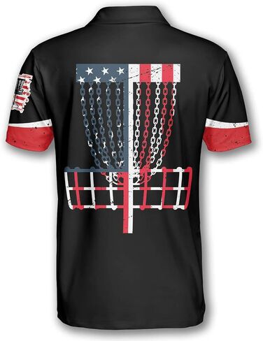 PRIMESTY Personalized Disc Golf Shirts for Men- Custom Disc Golf Jerseys for Teams- Disc Golf Shirts Men's Polo in Kuwait