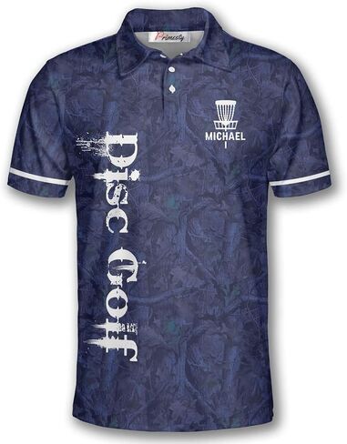 PRIMESTY Personalized Disc Golf Shirts for Men- Custom Disc Golf Jerseys for Teams- Disc Golf Shirts Men's Polo in Kuwait