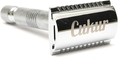 CUKUR Double Edge Safety Razor + 5 blades (Short handle) in Saudi Arabia
